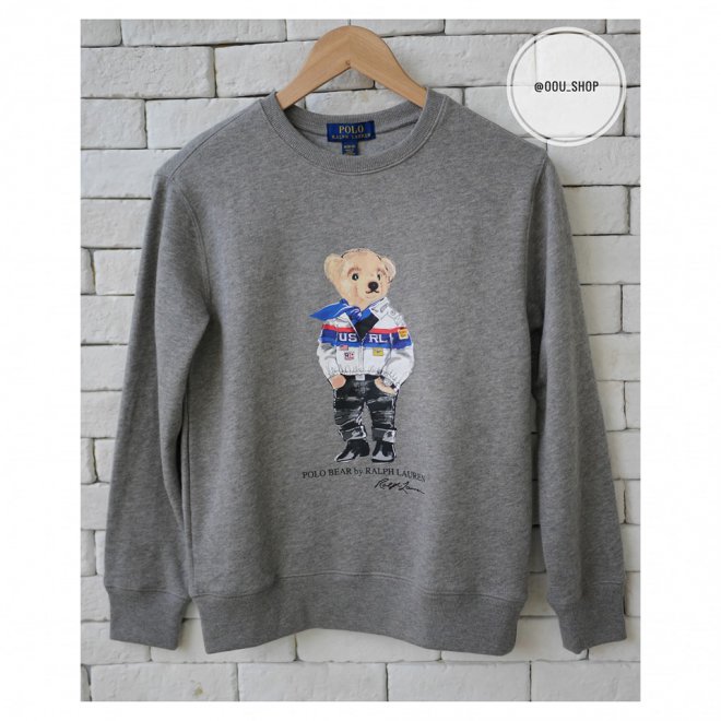 POLO RALPH LAUREN RACING BEAR BOYS SWEATSHIRTS
