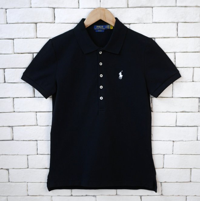 POLO RALPH LAUREN WOMEN SLIM FIT STRETCH POLO SHIRT