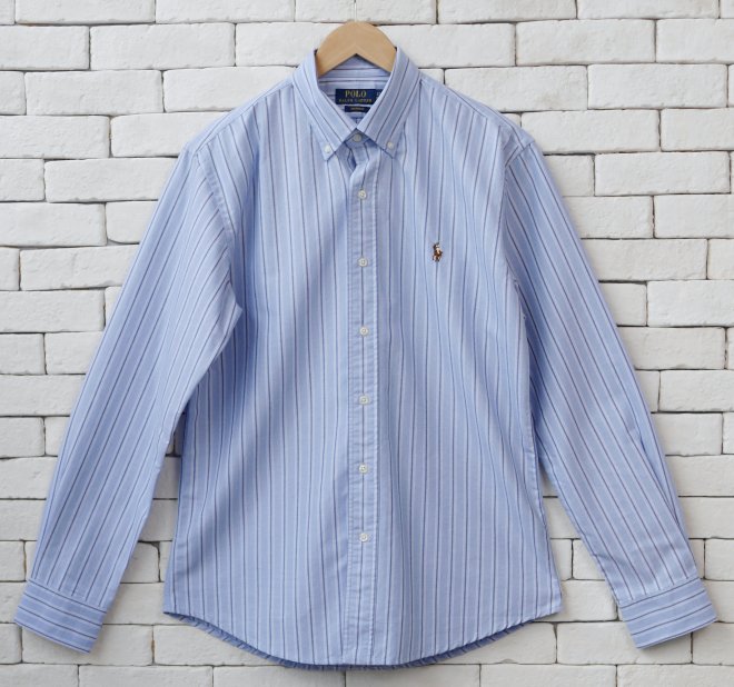 POLO RALPH LAUREN CUSTOM FIT STRIPED SHIRT