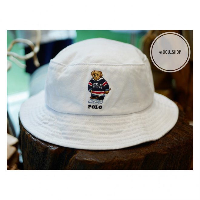 POLO RALPH LAUREN POLO BEAR BUCKET HAT