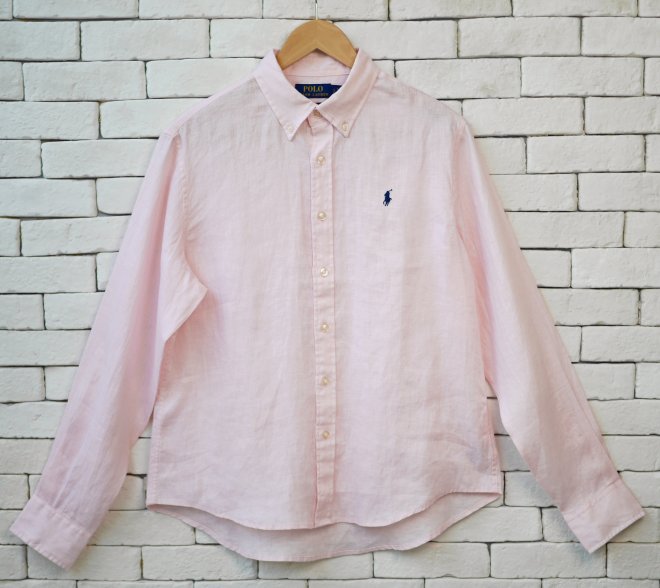 POLO RALPH LAUREN WOMEN CLASSIC FIT LINEN SHIRT