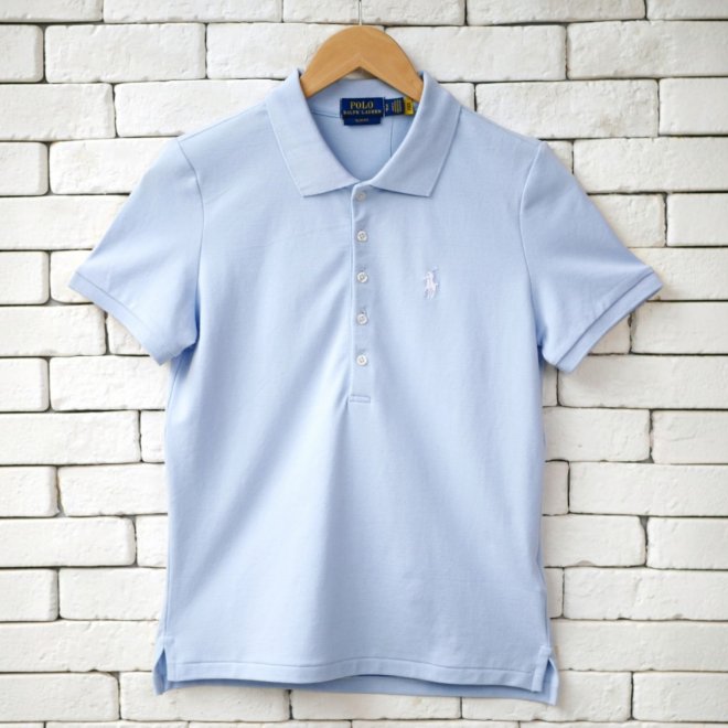 POLO RALPH LAUREN WOMEN SLIM FIT STRETCH POLO SHIRT