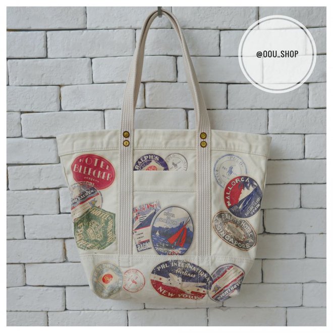 POLO RALPH LAUREN POSTCARD CANVAS TOTE