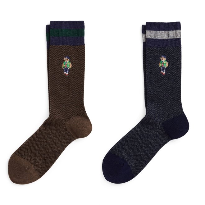 POLO RALPH LAUREN POLO BEAR TROUSER SOCKS