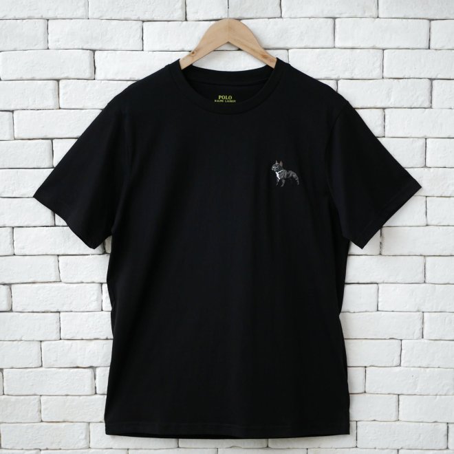 POLO RALPH LAUREN CUSTOM SLIM FIT FRENCH BULLDOG JERSEY T-SHIRT