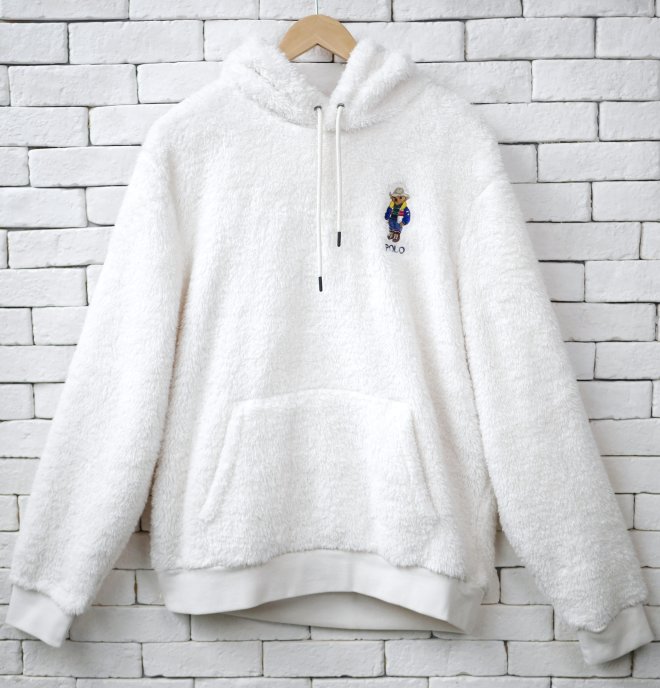 POLO RALPH LAUREN POLO BEAR PILE FLEECE HOODIE