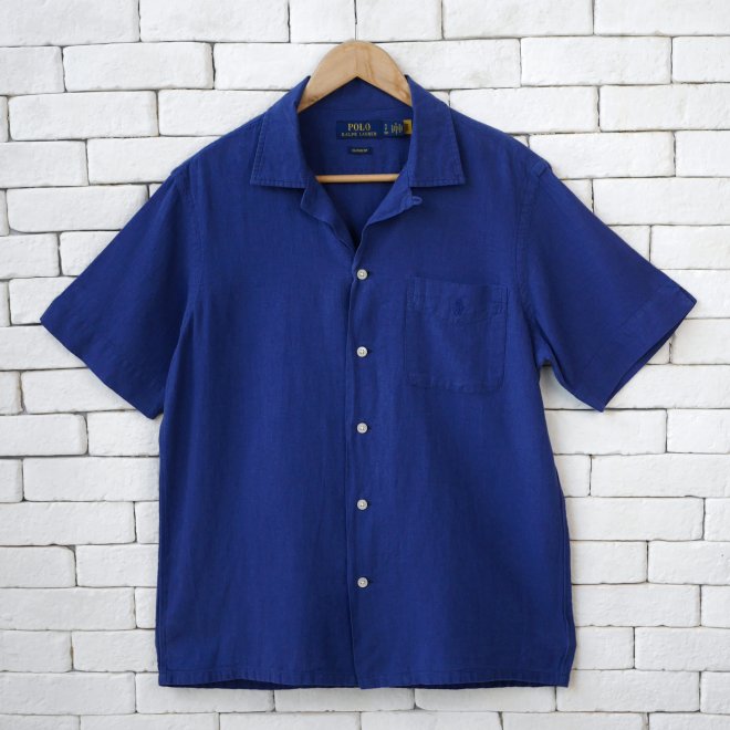 POLO RALPH LAUREN CLASSIC FIT LINEN-COTTON CAMP SHIRT