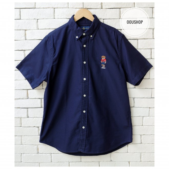 POLO RALPH LAUREN POLO BEAR OXFORD SHORT-SLEEVE SHIRT