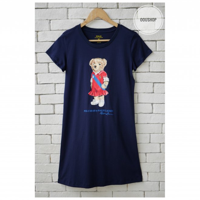 POLO RALPH LAUREN POLO BEAR GIRLS COTTON JERSEY TEE DRESS | O-O-U POLO RALPH LAUREN POLO BEAR GIRLS COTTON JERSEY TEE DRESS | O-O-U