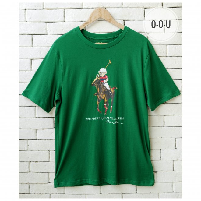 POLO RALPH LAUREN BOYS POLO BEAR & BIG PONY COTTON T-SHIRT
