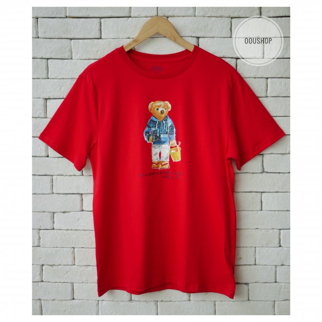 POLO RALPH LAUREN POLO BEAR BOYS COTTON JERSEY TEE