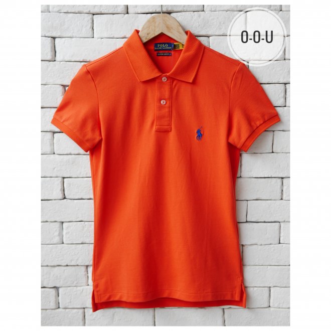 POLO RALPH LAUREN WOMEN CUSTOM SLIM FIT POLO SHIRT