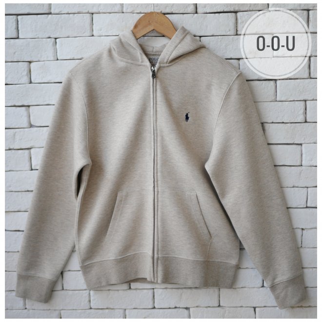 POLO RALPH LAUREN BOYS DOUBLE KNIT FULL ZIP HOODIE