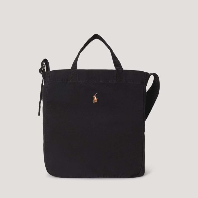 POLO RALPH LAUREN CANVAS SHOPPER TOTE