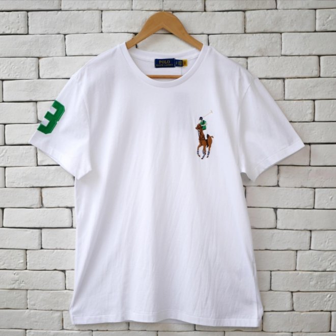 POLO RALPH LAUREN CUSTOM SLIM FIT BIG PONY T-SHIRT