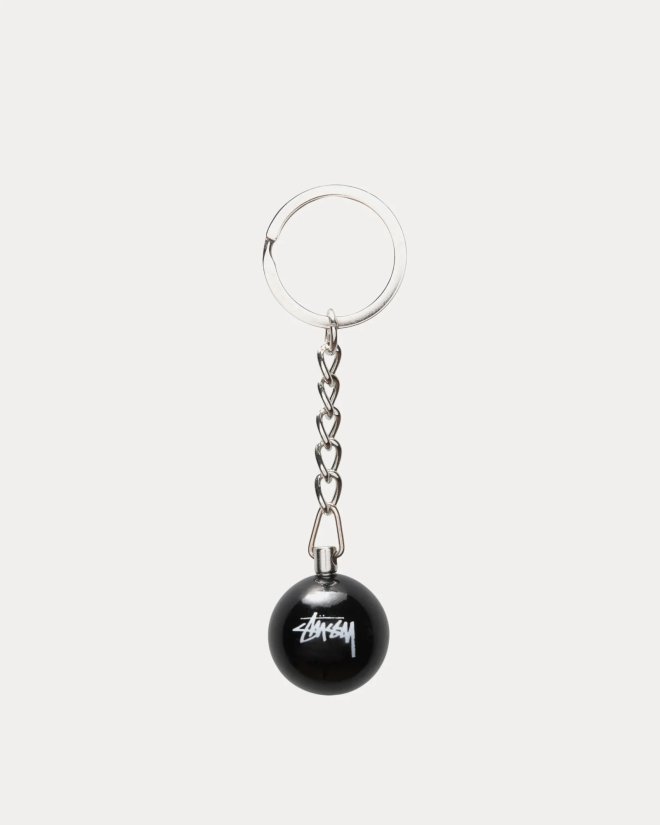 STUSSY 8 BALL KEYCHAIN