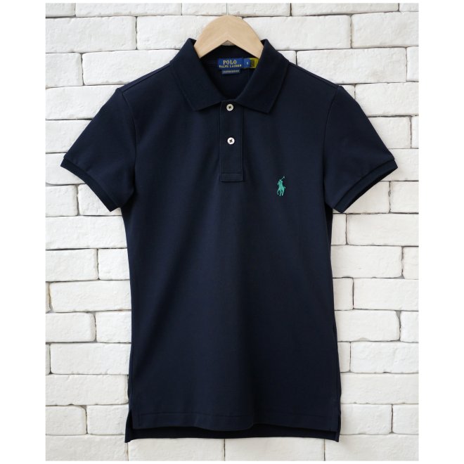 POLO RALPH LAUREN WOMEN CUSTOM SLIM FIT POLO SHIRT