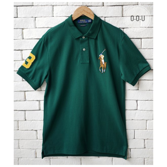 POLO RALPH LAUREN CUSTOM SLIM FIT BIG PONY POLO SHIRT