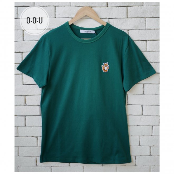 MAISON KITSUNÉ ALL RIGHT FOX PATCH CLASSIC TEE-SHIRT