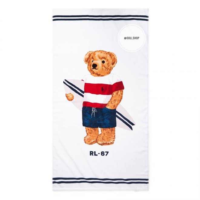 POLO RALPH LAUREN HOME POLO BEAR BEACH TOWEL