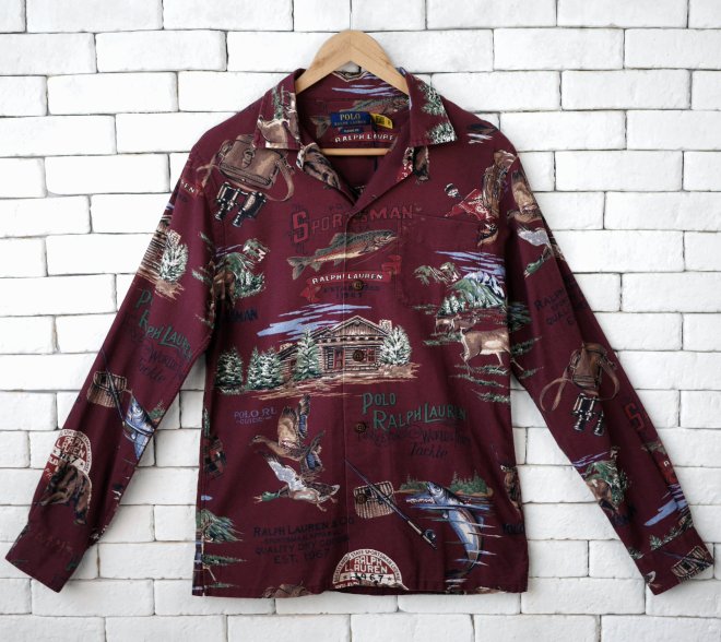POLO RALPH LAUREN CLASSIC FIT POLO SPORTSMAN CAMP SHIRT