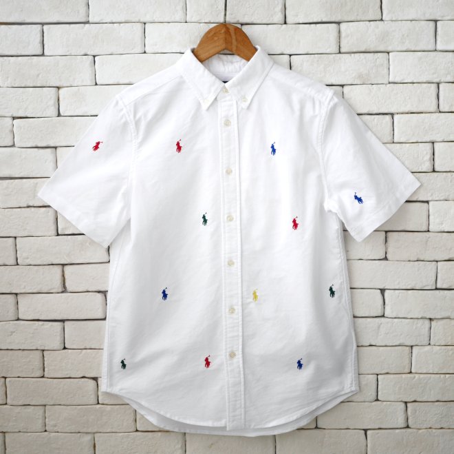 POLO RALPH LAUREN BOYS POLO PONY COTTON OXFORD SHIRT