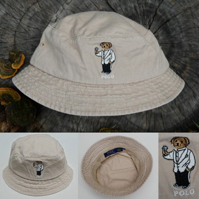 POLO RALPH LAUREN BEAR BUCKET HAT