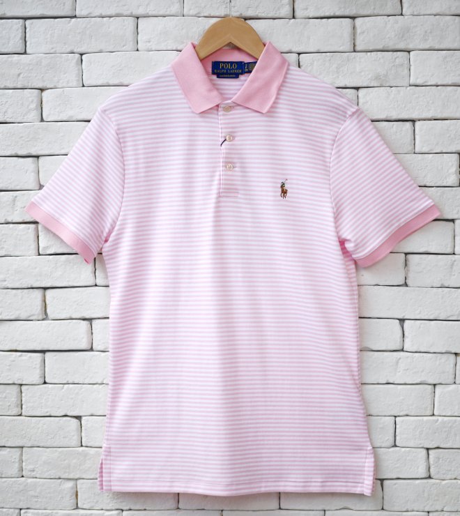 POLO RALPH LAUREN CLASSIC FIT STRIPED SOFT COTTON POLO SHIRT