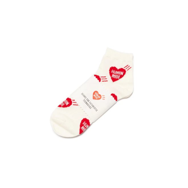 HUMAN MADE HEART SHORT SOCKS