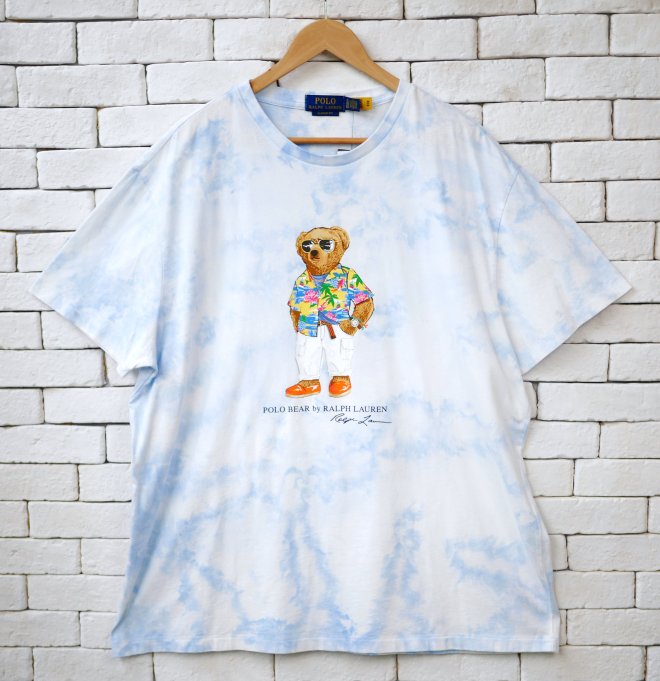 POLO RALPH LAUREN CLASSIC FIT POLO BEAR TIE-DYE T-SHIRT