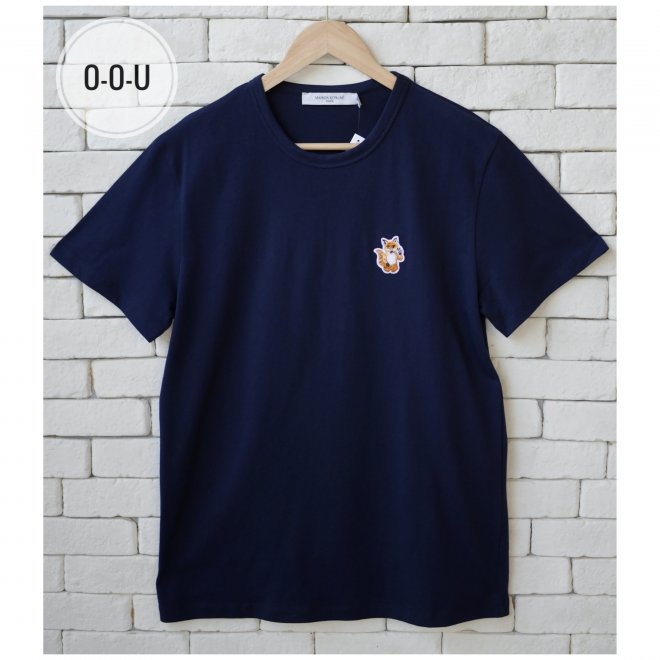 MAISON KITSUNÉ ALL RIGHT FOX PATCH CLASSIC TEE-SHIRT