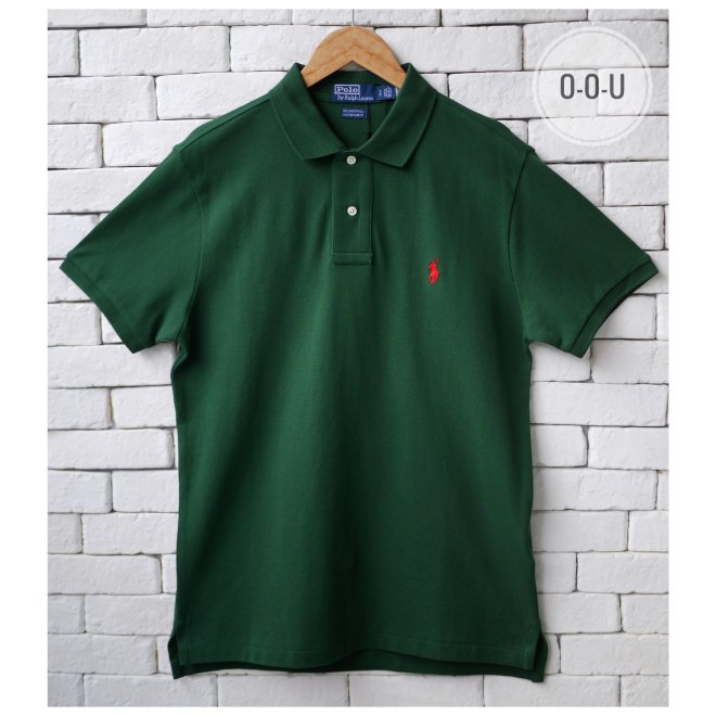 POLO RALPH LAUREN THE EARTH  CUSTOM SLIM FIT POLO SHIRT