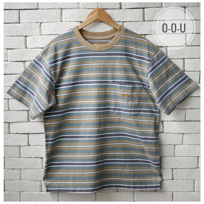 MADNESS STRIPED POCKET TEE