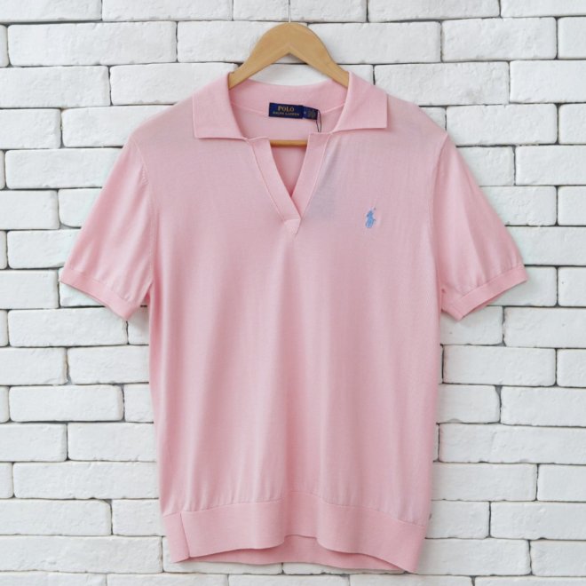 POLO RALPH LAUREN WOMEN SHRUNKEN FIT TERRY POLO SHIRT