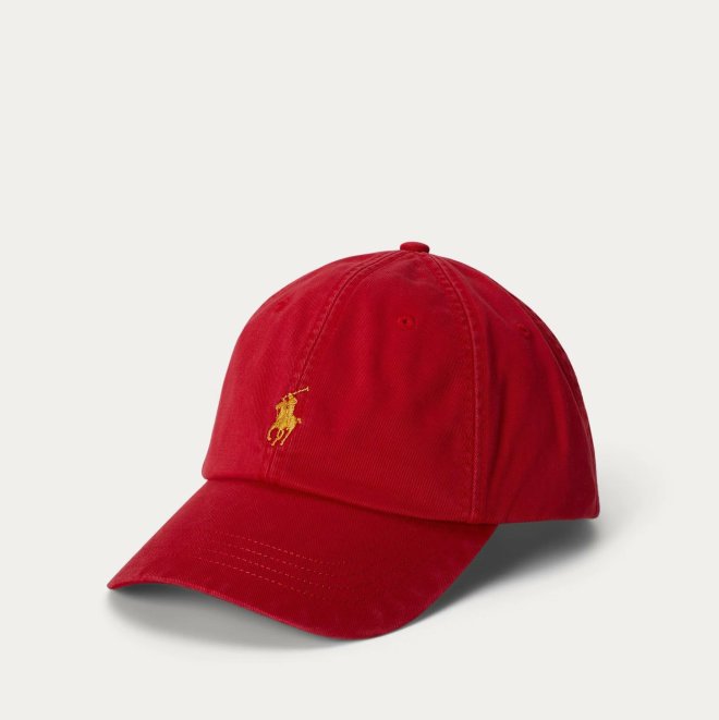 POLO RALPH LAUREN COTTON TWILL BALL CAP
