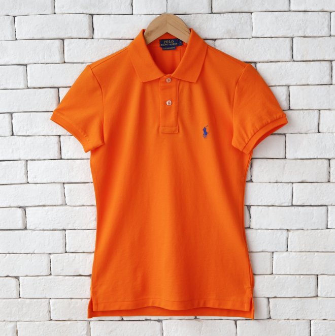 POLO RALPH LAUREN WOMEN CUSTOM SLIM FIT POLO SHIRT