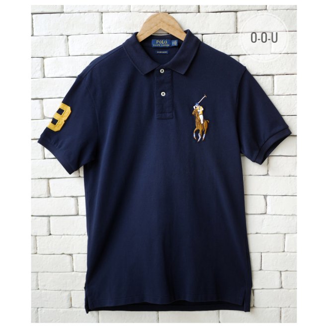 POLO RALPH LAUREN CUSTOM SLIM FIT BIG PONY POLO SHIRT