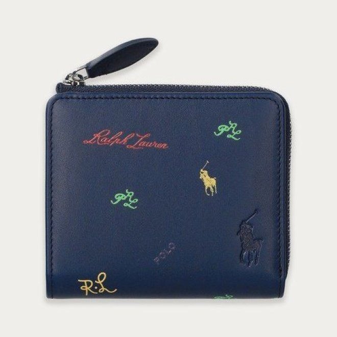 POLO RALPH LAUREN MULTICOLOR LOGO WALLET