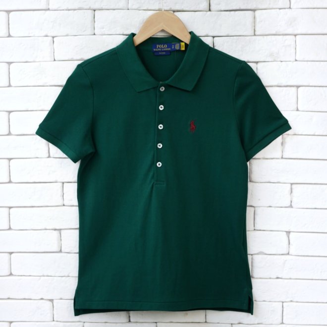 POLO RALPH LAUREN WOMEN SLIM FIT STRETCH POLO SHIRT