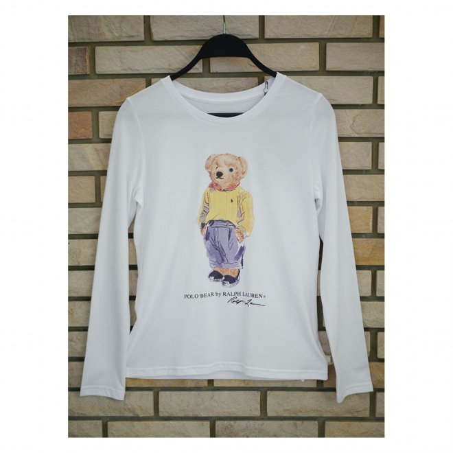 POLO RALPH LAUREN BEAR GIRLS COTTON TEE