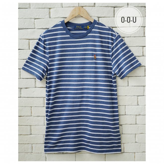 POLO RALPH LAUREN CUSTOM SLIM FIT JERSEY CREWNECK T-SHIRT