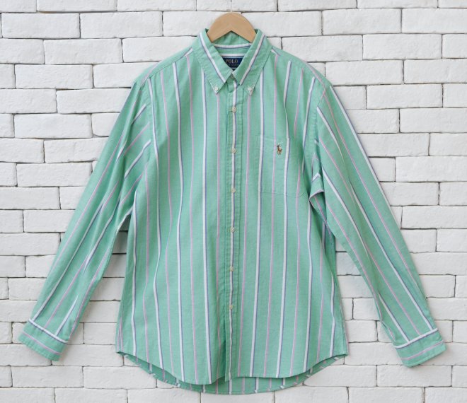 POLO RALPH LAUREN CLASSIC FIT STRIPED OXFORD SHIRT