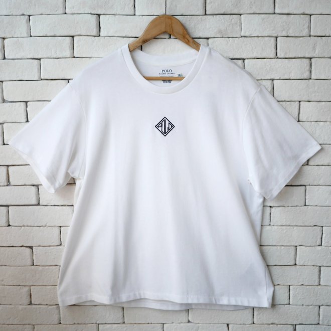 POLO RALPH LAUREN WOMEN EMBROIDERED LOGO COTTON JERSEY TEE