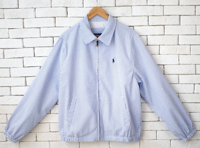 POLO RALPH LAUREN THE BAYPORT COTTON SEERSUCKER JACKET