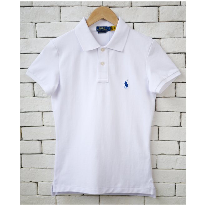 POLO RALPH LAUREN WOMEN CUSTOM SLIM FIT POLO SHIRT