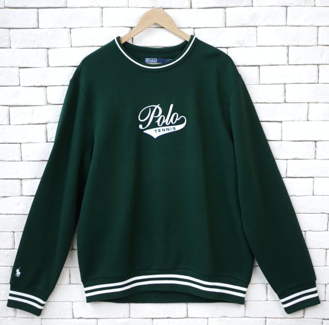 POLO RALPH LAUREN WIMBLEDON LOGO FLEECE SWEATSHIRT
