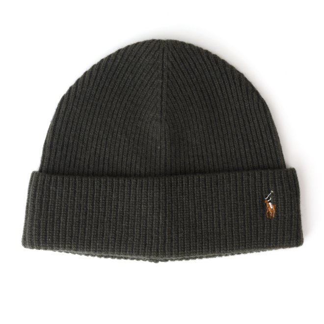 POLO RALPH LAUREN SIGNATURE PONY WOOL-BLEND BEANIE