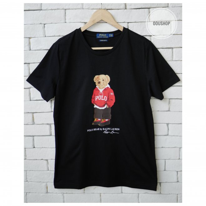 POLO RALPH LAUREN CUSTOM SLIM FIT POLO BEAR T-SHIRT