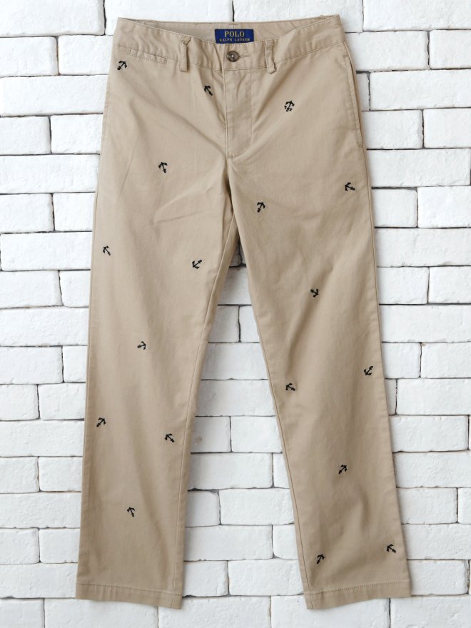 POLO RALPH LAUREN BOYS STRAIGHT FIT STRETCH CHINO PANT