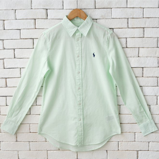 POLO RALPH LAUREN WOMEN CLASSIC FIT LINEN SHIRT